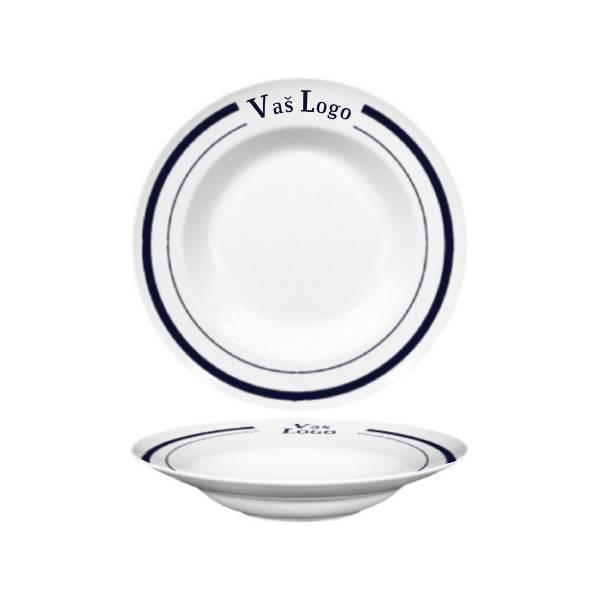 Napoli pasta tanjur /27cm/ print / 6kom
