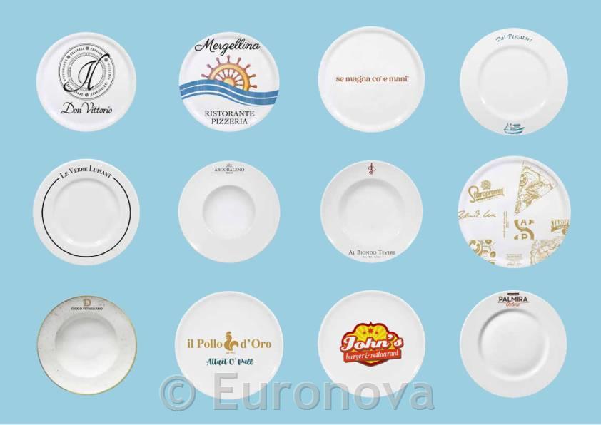 Napoli pasta tanjur /27cm/ print / 6kom
