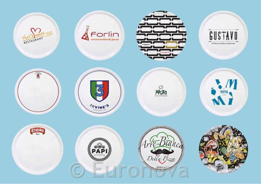 Napoli pasta tanjur /27cm/ print / 6kom