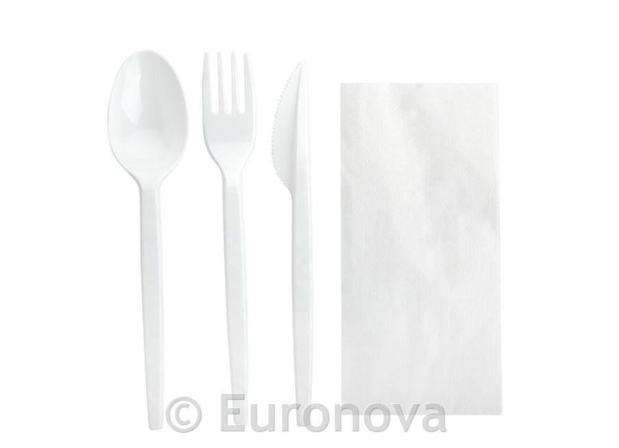 Set / plastični pribor /vil-nož-žli/1kom