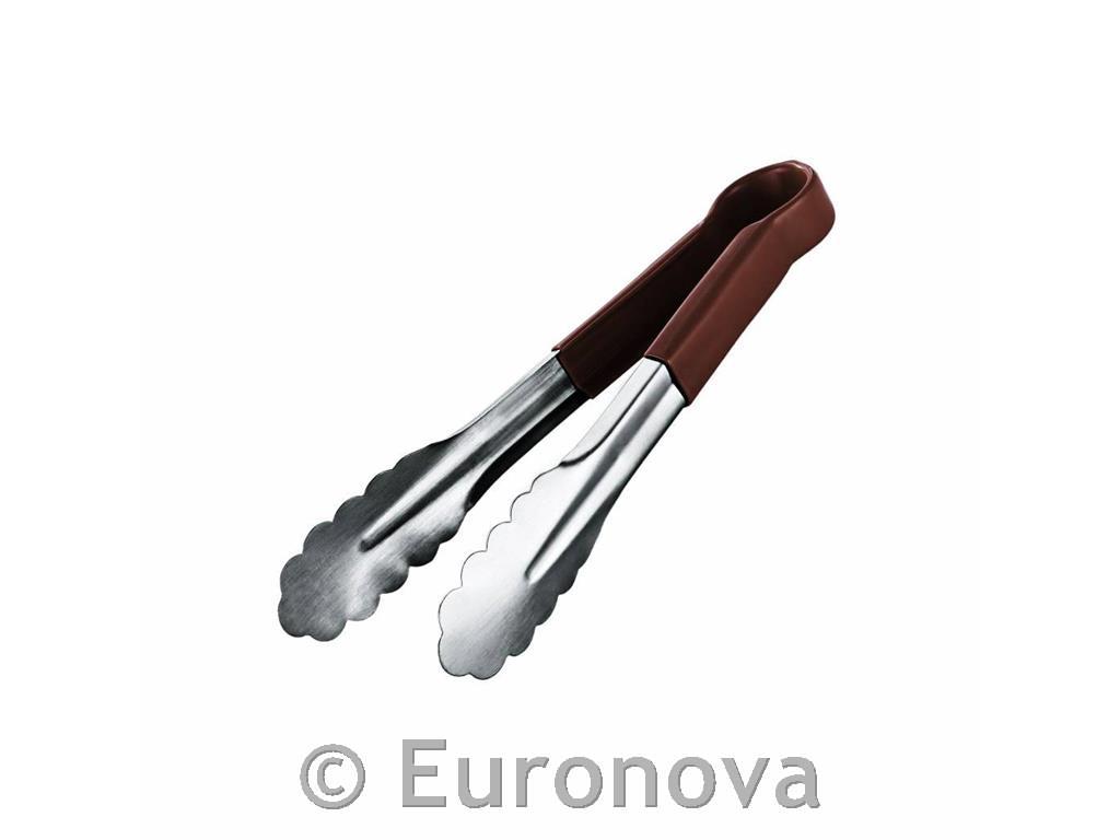 Hvataljka za serviranje / 25cm / smeđa