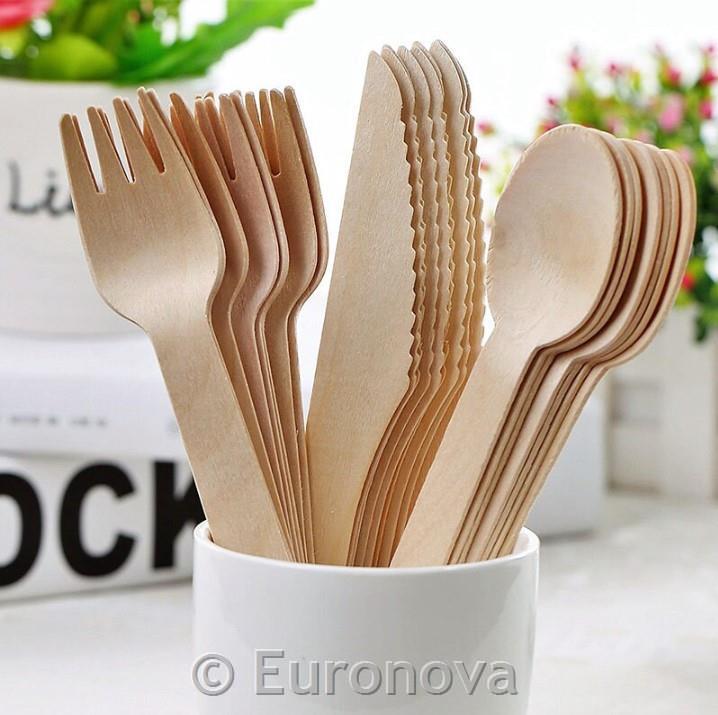 Drvene žlice / 17cm / 100kom