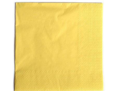 Salvete / 2-sl /33x33cm/ žute / 50kom