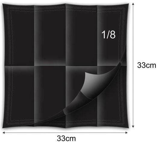 Salvete / 2-sl / 8x17cm / crne / 80kom