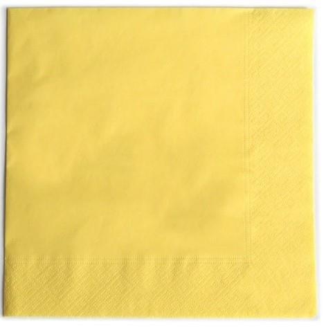 Salvete / 2-sl /38x38cm/ žute / 50kom