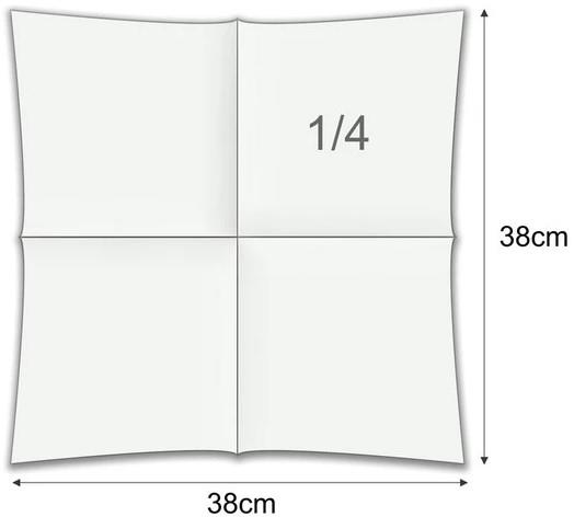 Salvete Soft Point /38x38cm/bijele/50kom