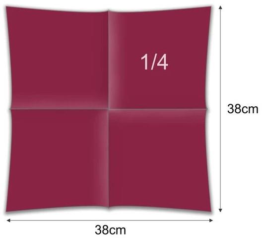 Salvete Soft Point /38x38cm/bordo/ 50kom