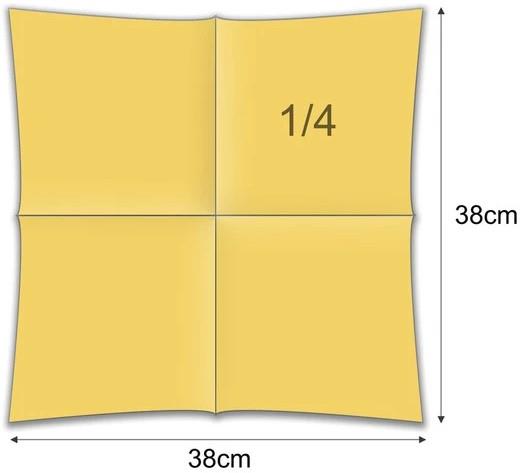 Salvete Soft Point /38x38cm/žute / 50kom