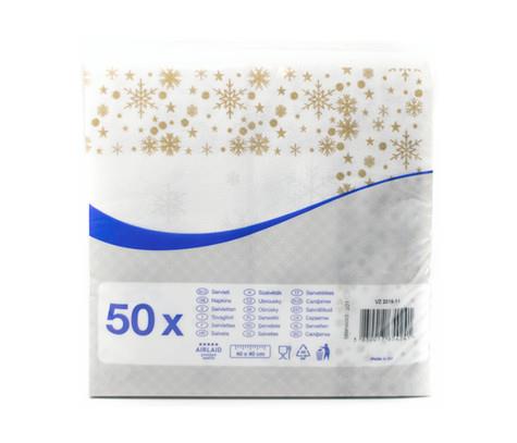 Salvete Airlaid /40x40cm/ snow / 50kom
