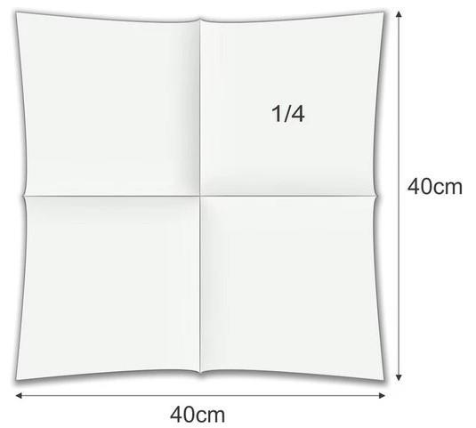 Salvete Airlaid /40x40cm/ bijele / 50kom