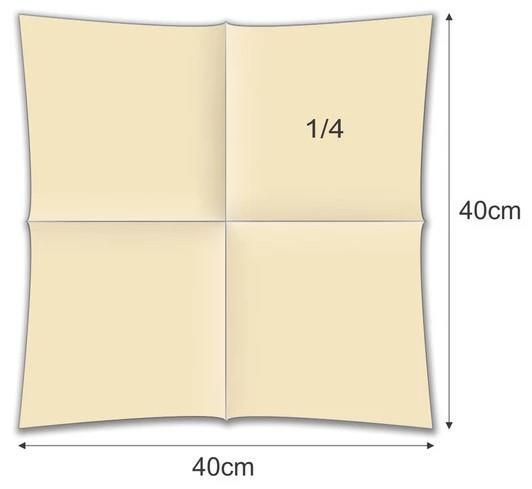 Salvete Airlaid /40x40cm/ bež / 50kom