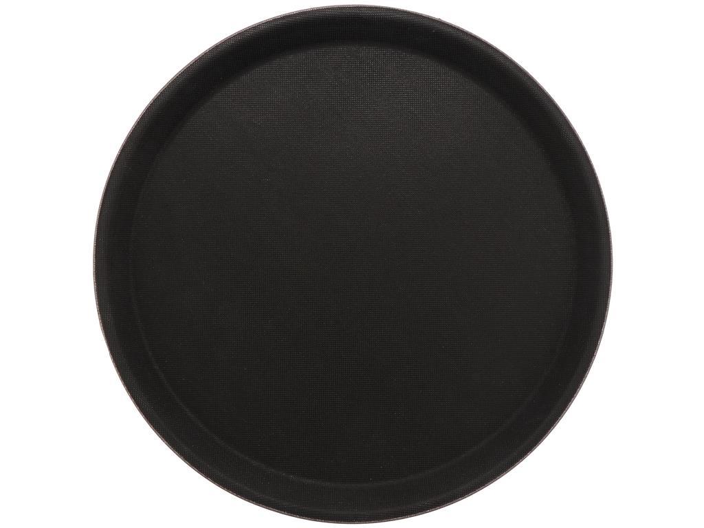 Natakarski pladanj / 27 cm / crni / prot
