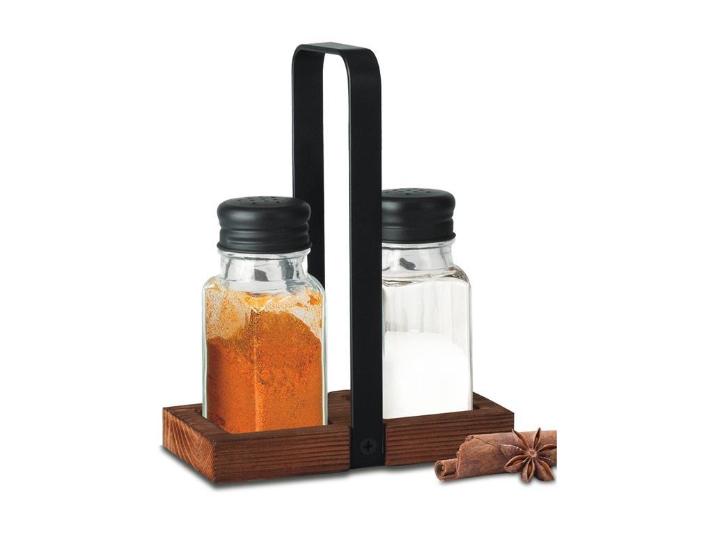 Set začina / dvodijelni / drveni