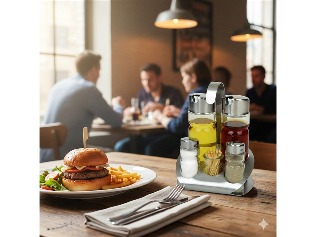 Set začina / pet dijelova / 19 cm