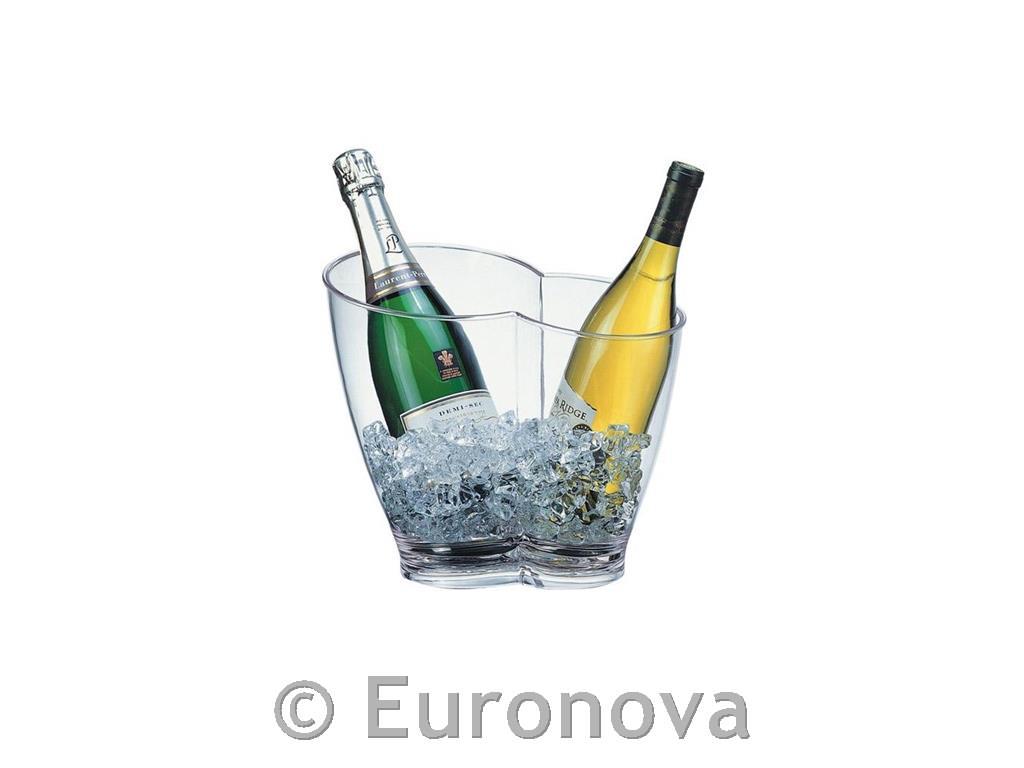 Posuda za led i boce / 31x21cm / 2 boce