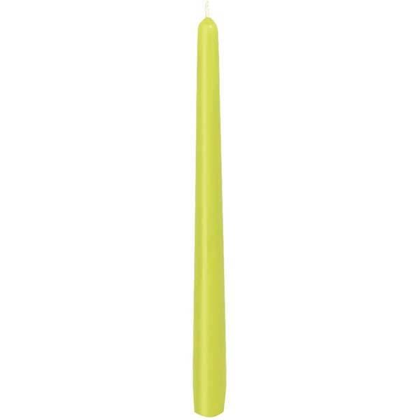 Šiljaste svijeće / kiwi / 25cm / 50kom