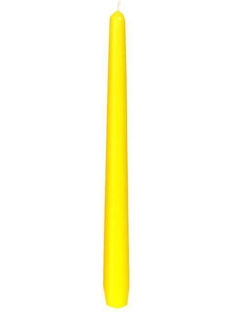 Šiljaste svijeće / žuta / 25cm / 50kom