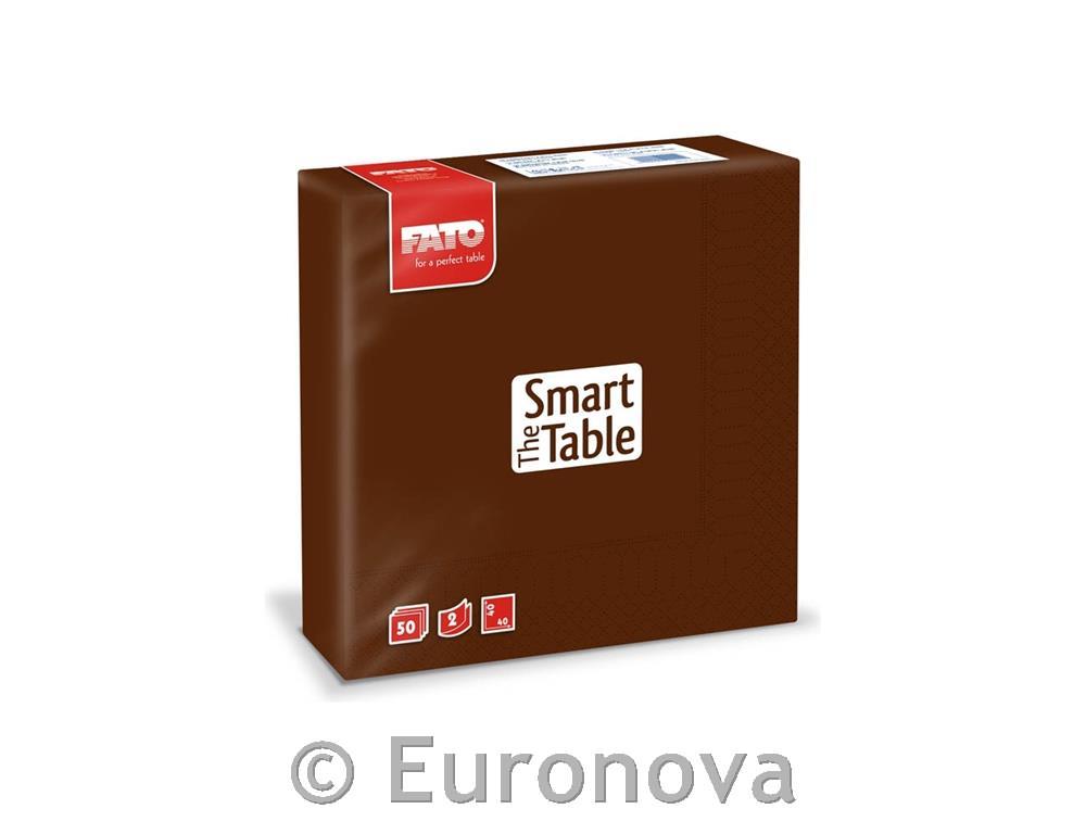 Salvete / 2-sl /40x40cm/ smeđe / 50kom