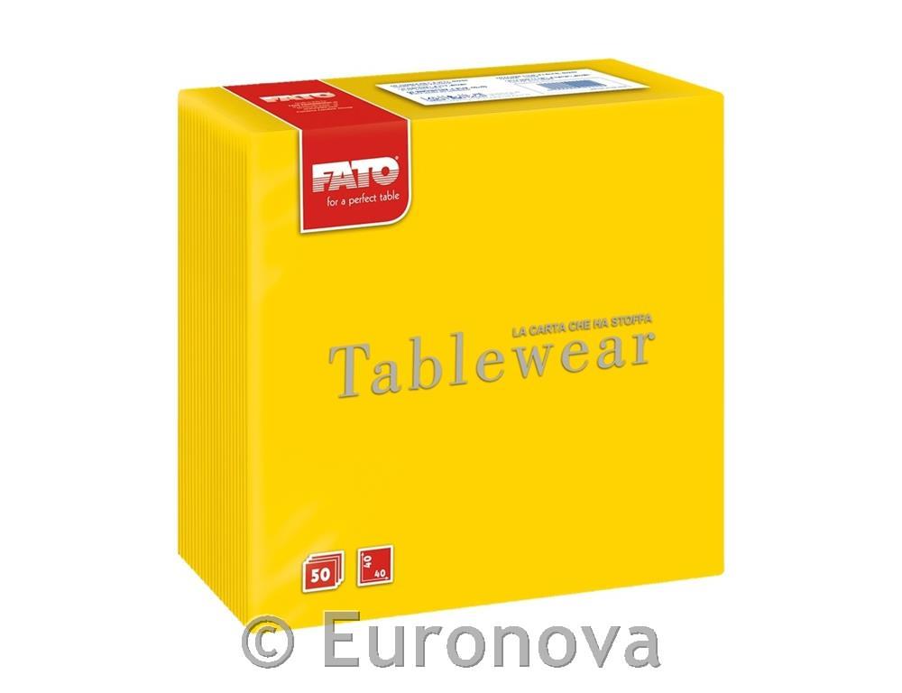 Salvete Airlaid /40x40cm/ žute / 50kom