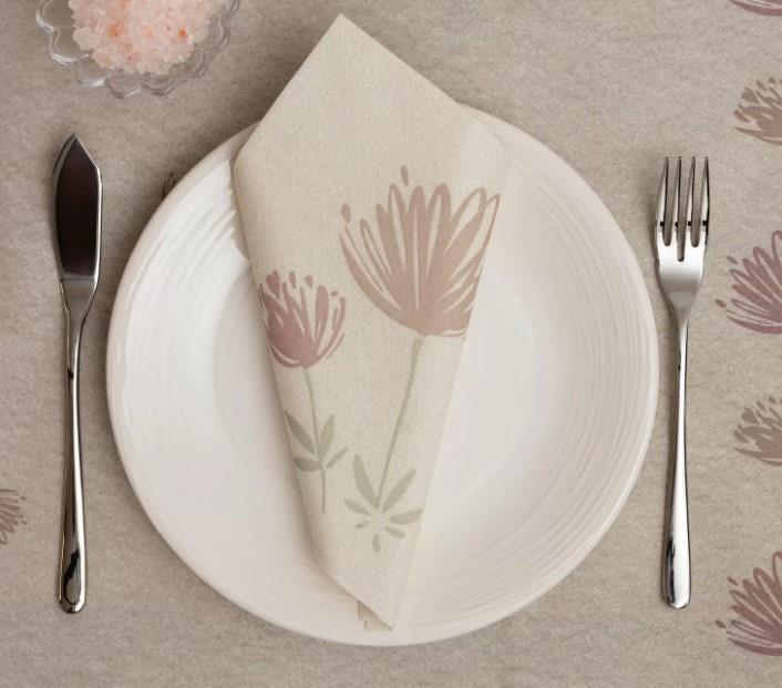 F.AIRLAID MAGNOLIA CAPUCCINO 40X40 50/1