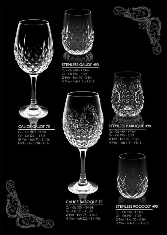 Rococo čaša / 490ml / 6kom