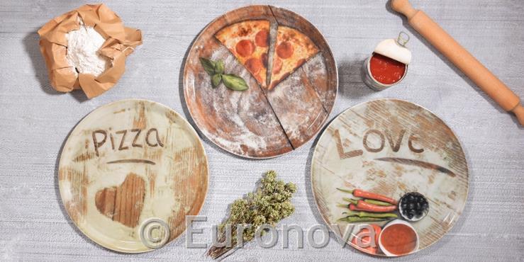 Tanjur za pizzu Napoli /33cm/Flour/ 6kom