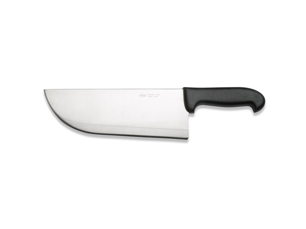Mesarski nož / 28 cm / crni / Skin