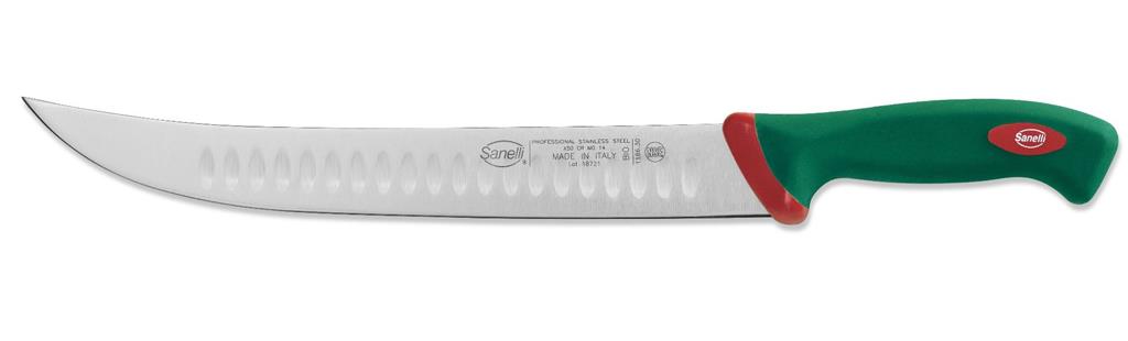 Mesarski nož / 30cm / S utorima / biomas