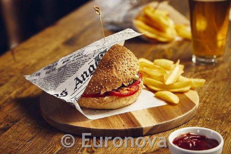 Papirnata burger vrečica/13x14cm/500kom