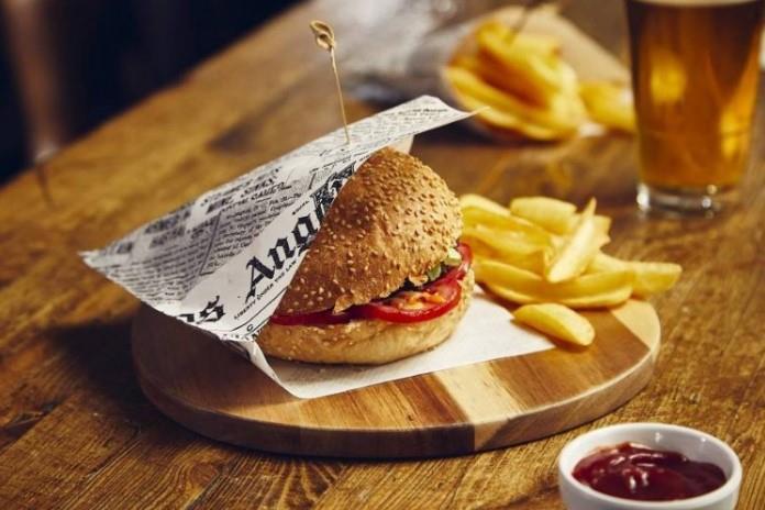 Papirnata burger vrečica/13x14cm/500kom