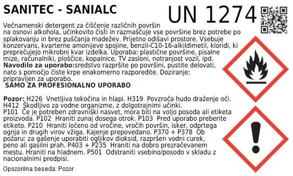 Sanialc /5kg/ za čišćenje tvrdih površin