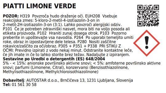 Washup/5L/limun deteržent za pranje suđa