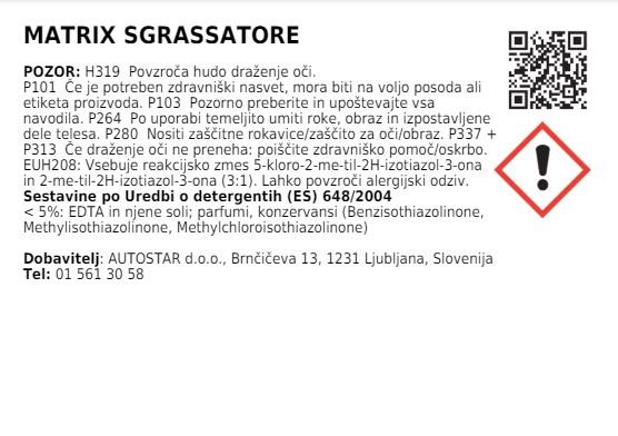 Matrix degreaser / 750ml / odmašćivač