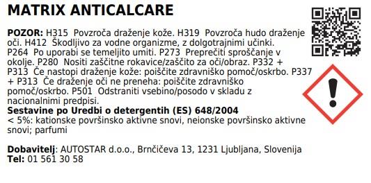 Odstranjivač kamenca Matrix / 750ml