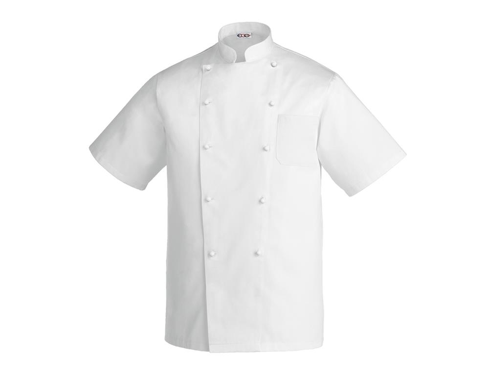 Kuharska jakna / Rex Short / bijela /4XL
