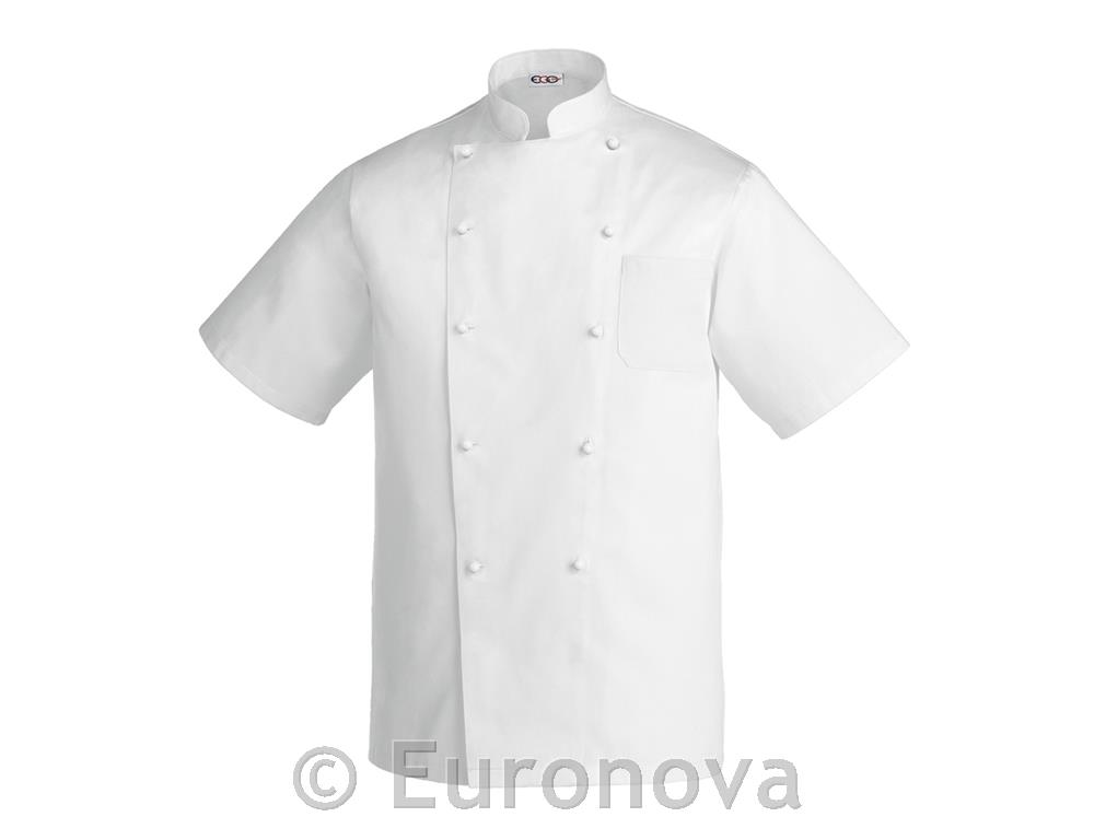 Kuharska jakna / Rex Short / bijela / M