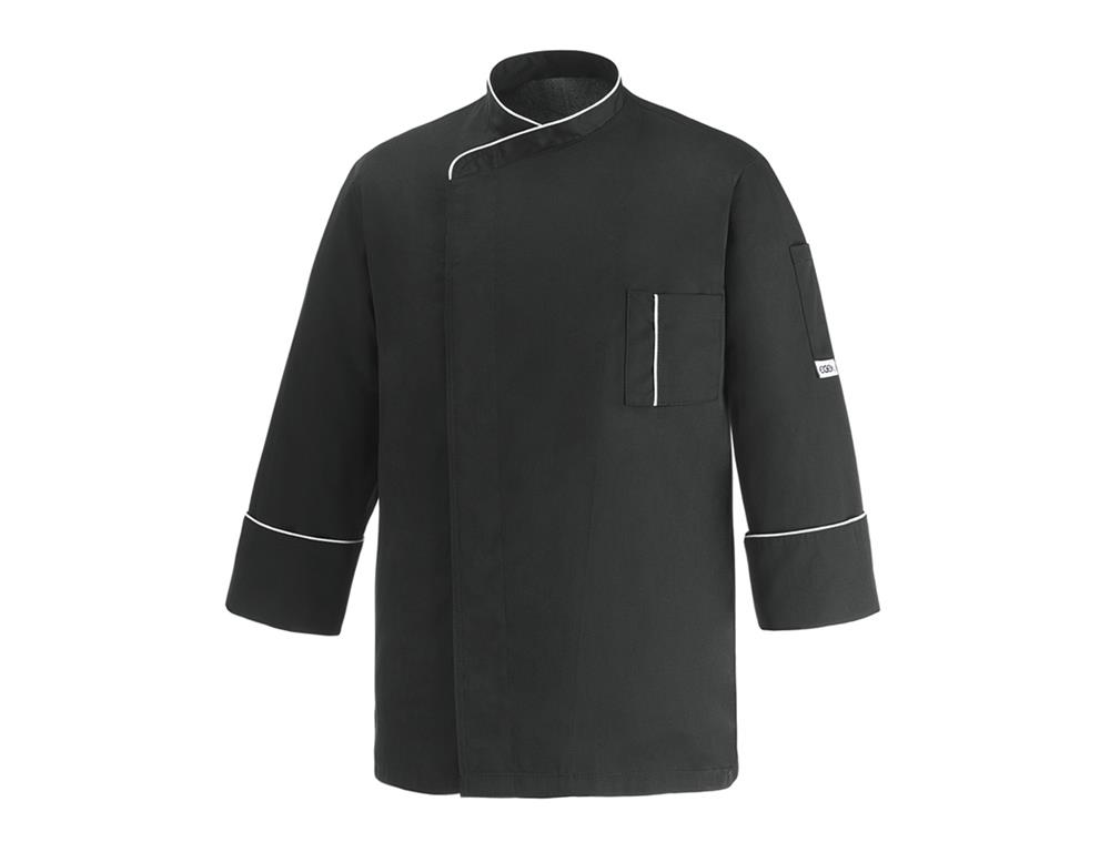 Kuharska jakna / Cesare / crna / XXL