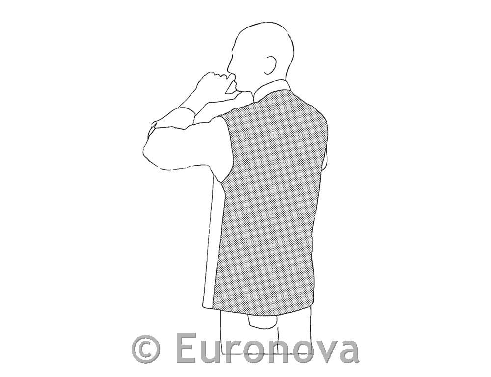 Kuharska jakna / Ottavio / crna / L