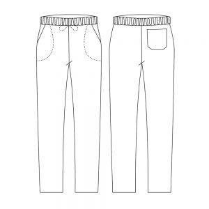 Kuharske hlače /Coulisse /Sir /3XL