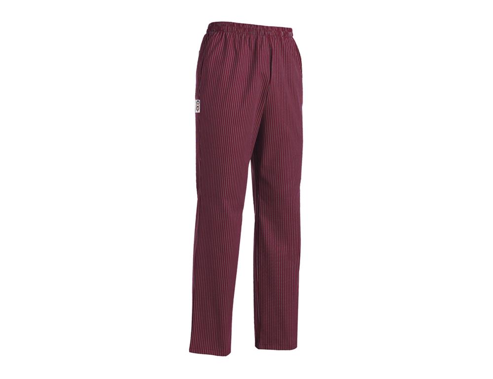 Kuharske hlače /Coulisse /bordo/ XL