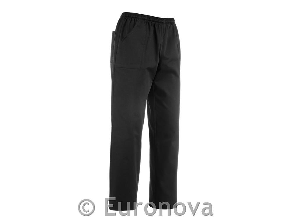 Kuharske hlače /Cou. džep /crne /3XL