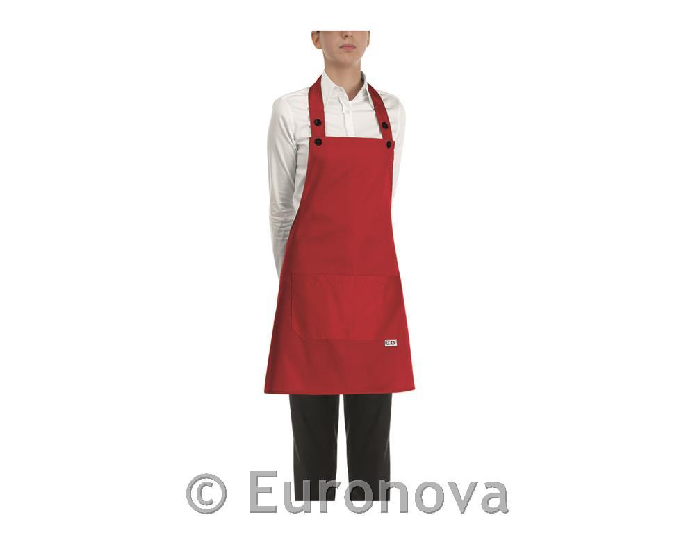 Kuharska pregača / 70x70cm /crvena/ 2kom