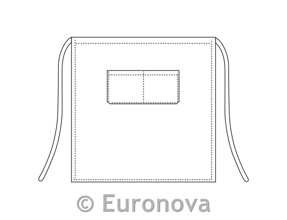 Konobarska pregača / 70x70cm / bordo / 2