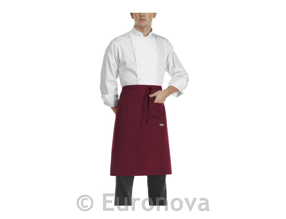 Konobarska pregača / 70x70cm / bordo / 2