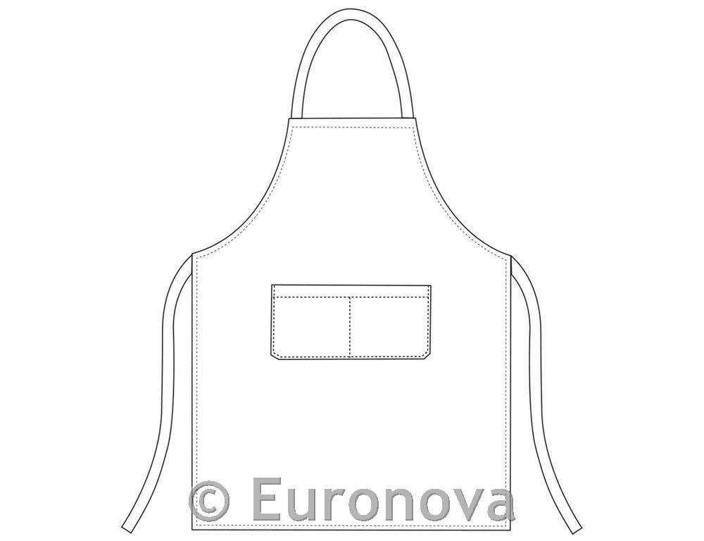 Kuharska pregača / 90x70cm/prugasta/2kom