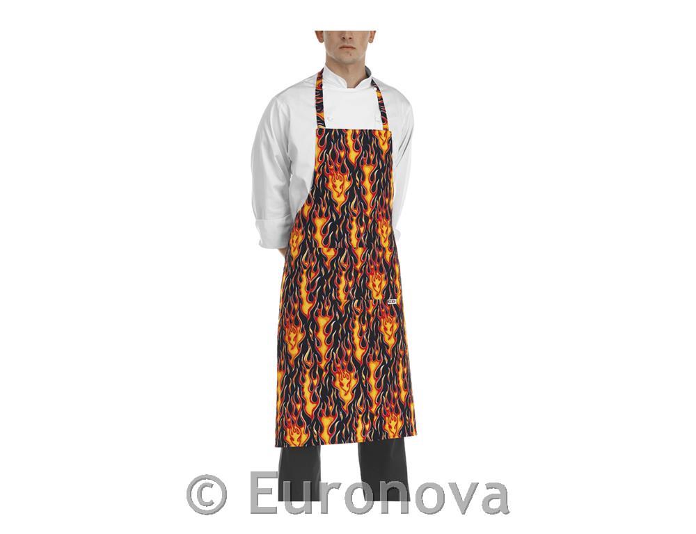 Kuharska pregača / 90x70cm /Flames/ 2kom