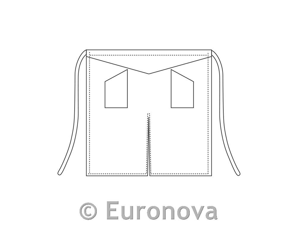 Pregača Cut / 90x100cm / crna