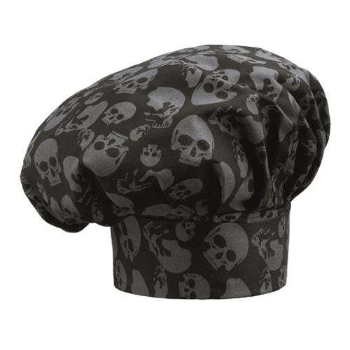 Kuharska kapa / visoka / skulls / 2 kom