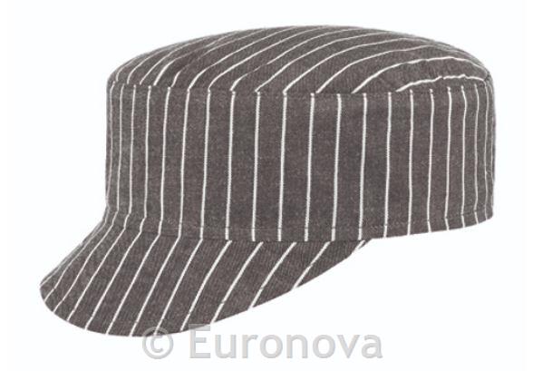 Kuharska kapa / new gray stripe / 2 kom