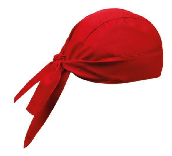 Kuharska bandana /crvena/ 2kom